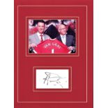 Louis Van Gaal 16x12 overall mounted signature piece includes signed album page and colour photo