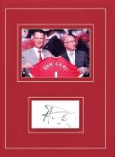 Louis Van Gaal 16x12 overall mounted signature piece includes signed album page and colour photo