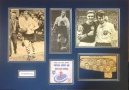 Preston North End 1964 multi signed signature piece includes 3 signed photos and newspaper cutting 9