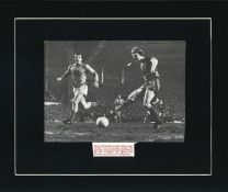 David Fairclough signed 12x10 mounted black and white magazine photo. David Fairclough (born