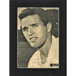 Terry Paine signed 14x11 overall mounted black and white magazine photo. Terence Lionel Paine MBE (