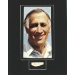 Joe Mercer 16x12 overall signature piece includes signed album page cutting and a colour photo.