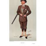 Rufford Abbey 15/4/1908 Subject Lord Savile, Vanity Fair print, These prints were issued by the