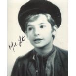 Oliver! 8x10 inch photo from one of the great British musicals, signed by actor Mark Lester. Good