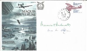 WW2 Resistance VIPS Maurice Buckmaster and Vera Atkins signed 1981 RAF Escaping Society cover Maquis