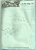 Music Cliff Richard ALS signed letter. Good Condition. All autographs are genuine hand signed and