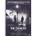 Max Von Sydow (1929-2020) Actor Signed The Exorcist Director's Cut 8x12 Photo. Good Condition. All