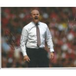 Sean Dyche Signed Burnley 8x10 Photo. Good Condition. All autographs are genuine hand signed and