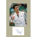 Tim Henman Signed Tennis 10.5x16 Mounted Card With Photo Display. Good Condition. All autographs are