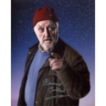 Doctor Who 8x10 inch photo scene signed by actor Bernard Cribbins as Wilf Mott. Good Condition.