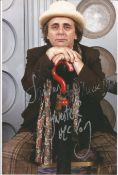 Sylvester McCoy Dr Who signed 10x6 colour photo Actor. Good Condition. All autographs are genuine