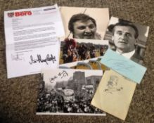Sporting Icons collection 7 items includes signed John Connelly 8x6 black and white photo, Wille
