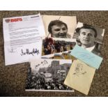 Sporting Icons collection 7 items includes signed John Connelly 8x6 black and white photo, Wille