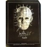 Blowout Sale! Hellraiser Doug Bradley signed large 16x12 photo. This beautiful hand-signed large