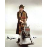 Doctor Who 8x10 photo signed by actor John Leeson as K9. Good Condition. All autographs are