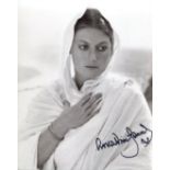 Gandhi. 8x10 photo from the epic movie Gandhi signed by actress Geraldine James. Good Condition. All