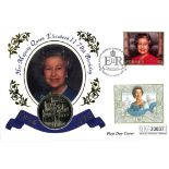 Her Majesty Queen Elizabeth II 70th birthday PNC coin cover. Numbered 23037. Jersey 21/4/1996