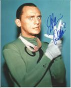 Frank Gorshin as the Riddler in Batman signed 10 x 8 inch colour photo. Good Condition. All