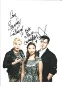 Beverley Callard, Jess Robinson and Ray Quin signed 12x10 Rise and Fall of little Voice colour photo