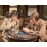 The Likely Lads cast signed. 8x10 photo signed by the main two cast members of the comedy series The