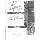 Allo Allo collection signed 10x8 b/w photo by Kim Hartman and 3 x autograph pieces signed by Guy
