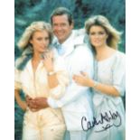 007 Bond girl. 8x10 photo from the Bond movie 'Octopussy' signed by actress Carole Ashby. Good