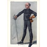 Cold Steel 13/8/1903, Subject Captain Alfred Hutton , Vanity Fair print, These prints were issued by
