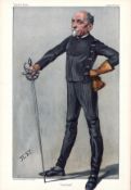 Cold Steel 13/8/1903, Subject Captain Alfred Hutton , Vanity Fair print, These prints were issued by