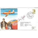 Space Astronaut Tom Stafford signed Chuck Yeager Test pilot cover. Good Condition. All autographs