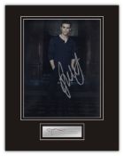 Stunning Display! Vampire Diaries Paul Wesley hand signed professionally mounted display. This