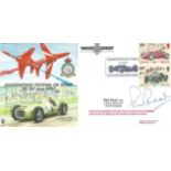 Motor Sport Phil Read signed 1997 Goodwood Festival of Speed cover, flown by Red Arrows. Good