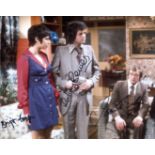 The Likely Lads cast signed. 8x10 photo signed by all three cast members of the comedy series The
