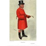 Worksop 24/5/1911 , Subject Sir John Robinson , Vanity Fair print, These prints were issued by the
