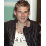 Pop Star. 8x10 photo signed by boy band pop star Lee Ryan of the group 'Blue'. Ryan is also a TV