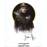 Star Wars, nice 8x10 Star Wars photo with quote, signed by actor Julian Glover as General Veers.