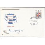 Edward Heath signed 1986 Commonwealth Parliamentary Conference FDC. Good Condition. All autographs