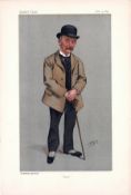 Tess 4/6/1892, Subject Thomas Hardy , Vanity Fair print, These prints were issued by the Vanity Fair