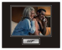 Stunning Display! 007 Goldfinger Shirley Eaton hand signed professionally mounted display. This