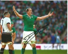 Devin Toner Signed Ireland Rugby 8x10 Photo. Good Condition. All autographs are genuine hand