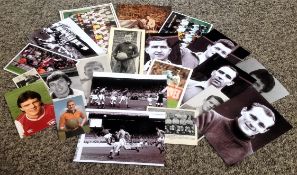 Football collection over 20 assorted unsigned vintage original photos includes names such as Billy