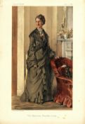 The Baroness Burdett-Coutts 3/11/1883, Subject Baroness Burdett Coutts , Vanity Fair print, These