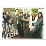Jill Halfpenny and Jamie Glover Waterloo Road signed 12x10 colour photo Actors. Good Condition.