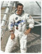 Apollo Astronaut Richard Gordon signed 10 x 8 inch colour Space Suit photo. Richard Francis Gordon