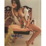 007 Bond girl Lana Wood signed 8x10 photo. Very rare image signed by her as she is pictured in