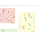 Cricket collection ranging from 1940's - 1960's. Good Condition. All autographs are genuine hand