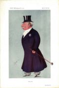 Dandy Dick 1/10/1913, Subject Captain Dick , Vanity Fair print, These prints were issued by the