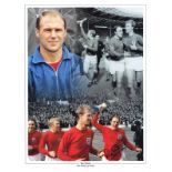 Ray Wilson (1934-2018) Signed England 1966 World Cup Winner 12x16 Montage Photo. Good Condition. All