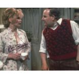 Porridge 8x10 inch photo scene from the comedy series Porridge signed by actress Patricia Brake