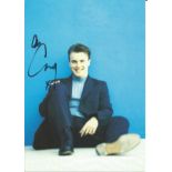 Gary Barlow signed 8x6 colour photo. Good Condition. All autographs are genuine hand signed and come