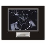 Stunning Display! Rare Image! Star Wars Dave Prowse hand signed professionally mounted display. This